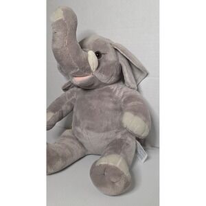 Build A Bear Gray Elephant Plush Stuffed Animal Good Wishes Preowned